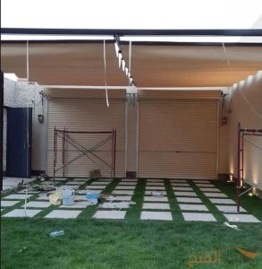 مظلات متحركة يدوي سحب للسيارات