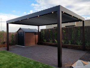 مظلات جلسات للحدائق المنزلية