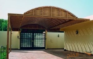 مظلات خشب بلاستيكي