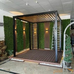 مظلات حدائق حديد