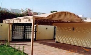 مظلات حوش خشب