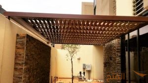 مظلات ممرات الحدائق