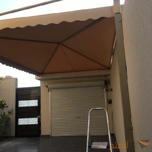 مظلات الممرات بولي ايثيلين