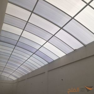 مظلات ممرات حديد