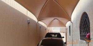 تركيب مظلات تغطيات الممرات