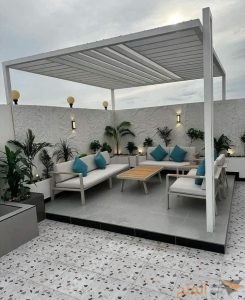 أجمل اشكال مظلات اسطح خشبية