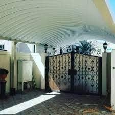 مظلات مداخل الفلل