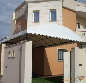 مظلات مداخل بلاستيك للفلل والمنازل