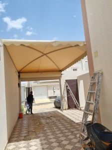 مظلات مداخل الفلل