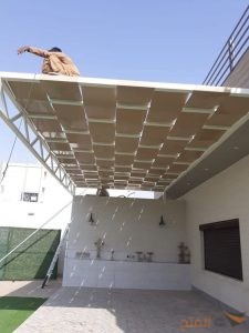 مظلات أسطح فلل