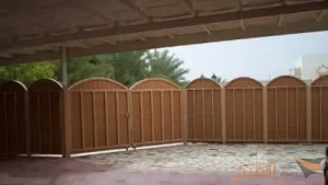 أنواع السواتر الخشبية