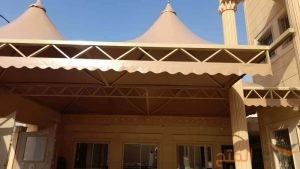 مظلات مساجد شد إنشائي