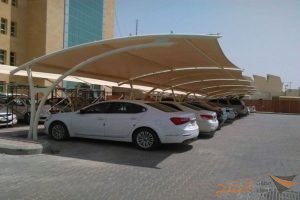 مظلات مواقف سيارات