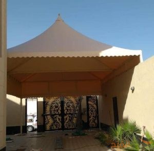 مظلات قبب مقاومة للأمطار