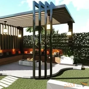 برجولات مربعة أو مستطيلة