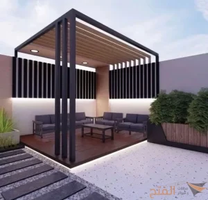 خطوات تركيب برجولة حديد