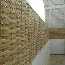 سواتر خشب بلاستيكي للحدائق