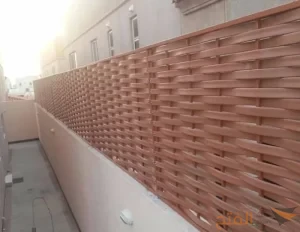 تصميم سواتر خشب بلاستيكي حديثة