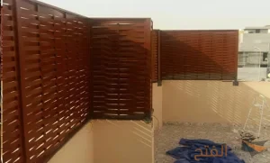 سواتر خشب بلاستيكي