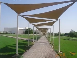 استخدامات مظلات الشد الانشائي