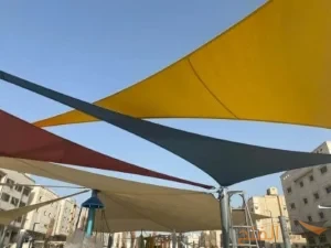 مظلات قماش شد إنشائي