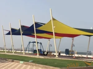 مظلات شد إنشائي للمدارس