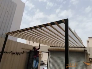 تركيب مظلات السيارات بالرياض