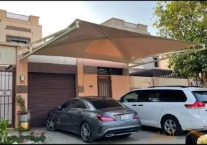 تنفيذ مظلات مشاريع سيارات