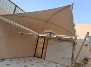 مظلات وسواتر حديدية