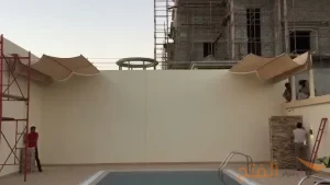 تركيب مظلات متحركة مع الضمان