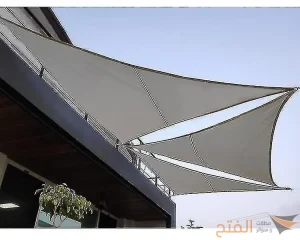 تركيب مظلة شراعية قماش