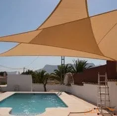 تصميم مظلات شراعية للحدائق