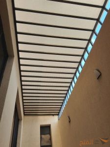 مظلات ارتداد منازل قماش