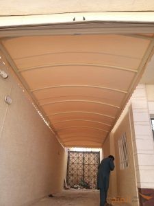 مظلات ارتداد منازل